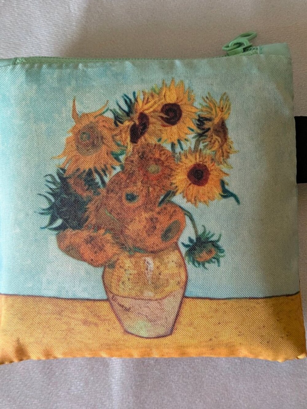 LOQI Tote Bag - Vincent van Gogh Vase with Sunflowers Large Recycled Shopping